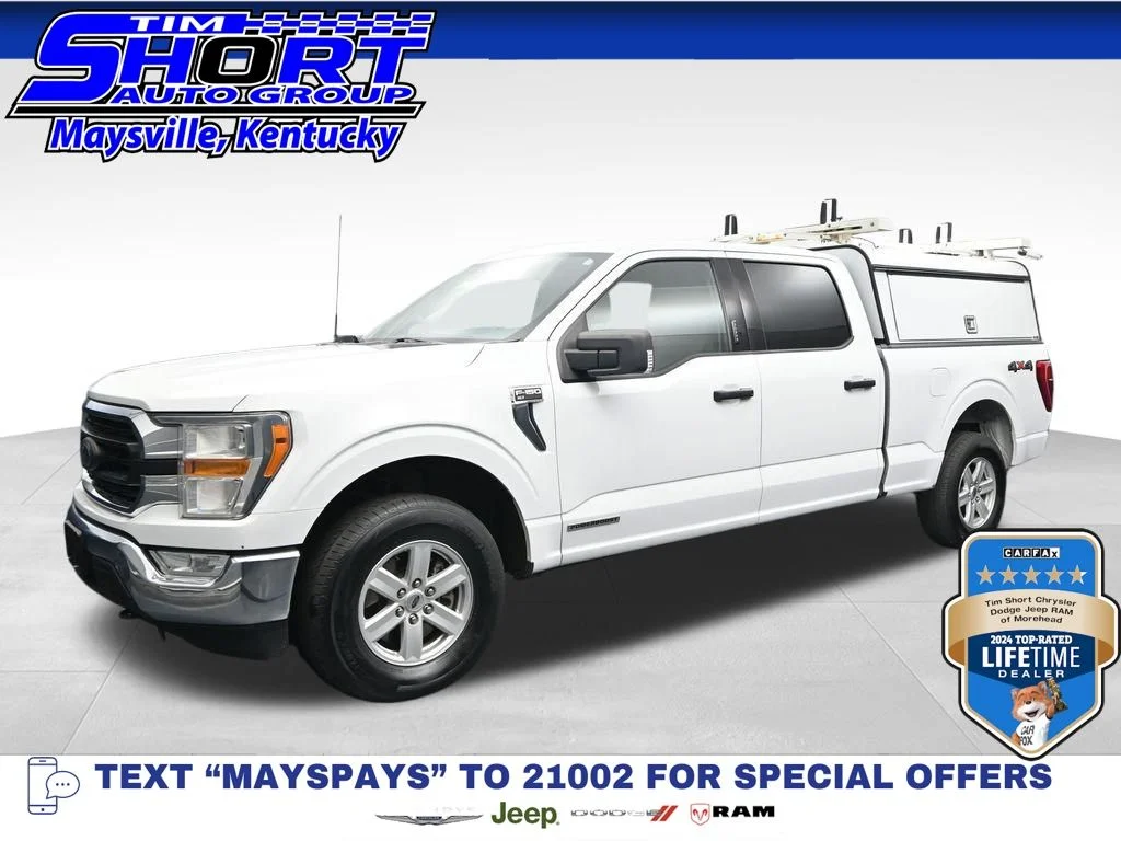 Used 2021 White Ford XLT image 1