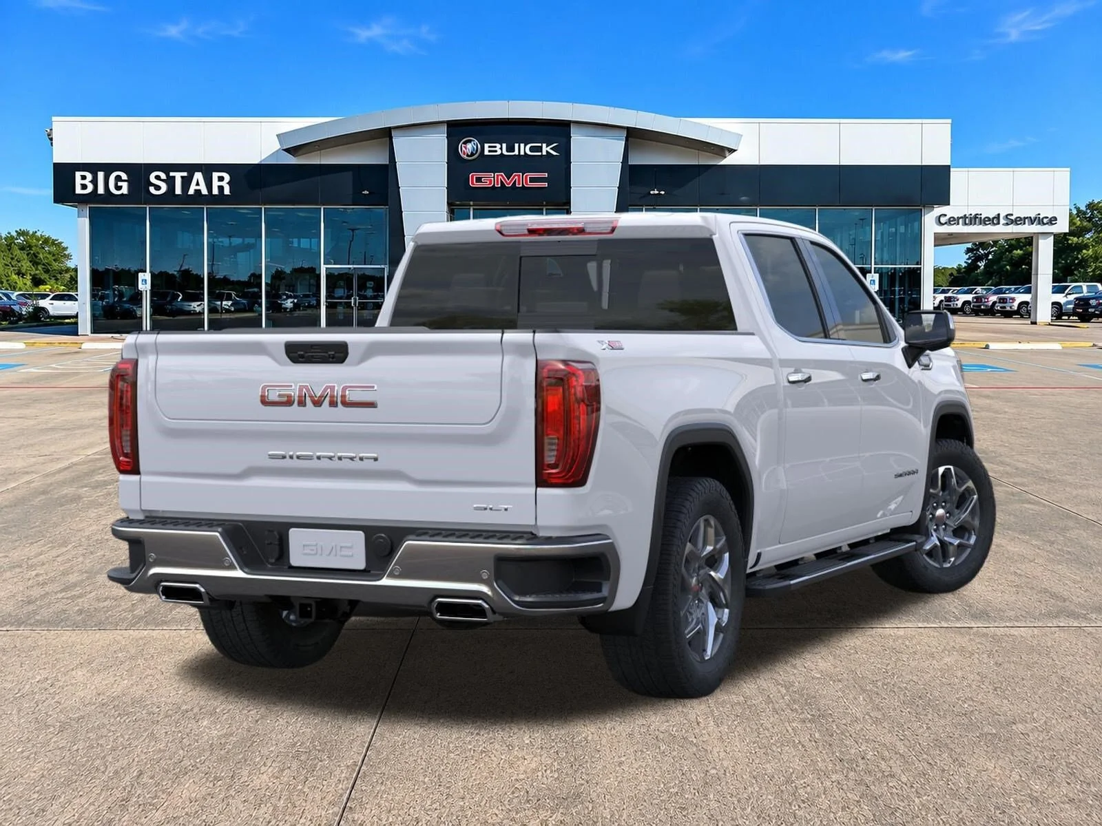 New 2026 Glacier White Tricoat GMC SLT image 4