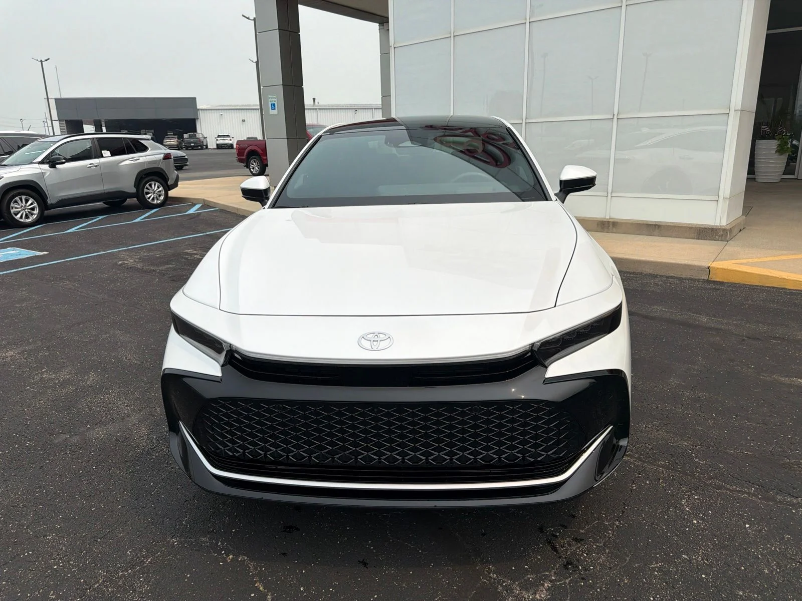 Certified Used 2025 White Toyota Platinum image 2