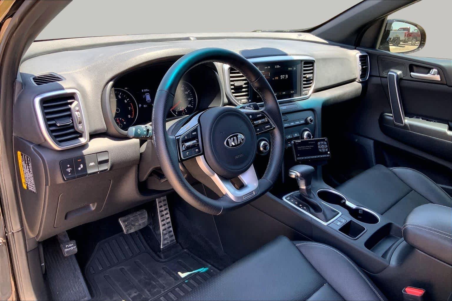 Used 2021 Black Cherry Kia S image 17