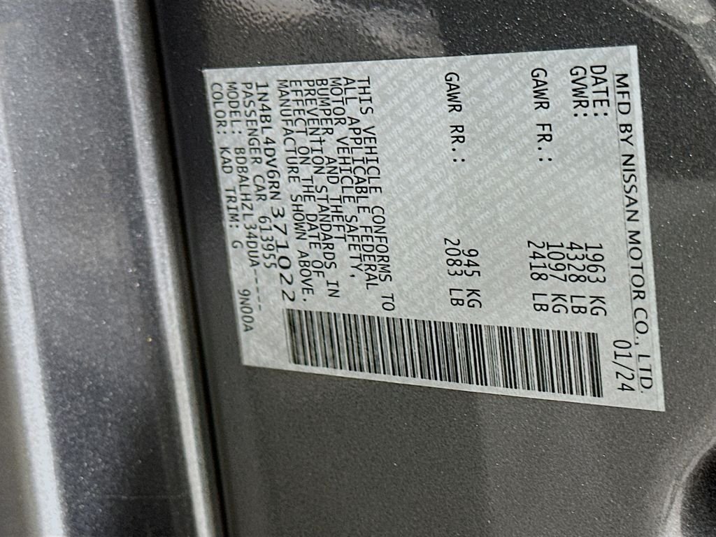 Used 2024 Gun Metallic Nissan 2.5 SV image 30