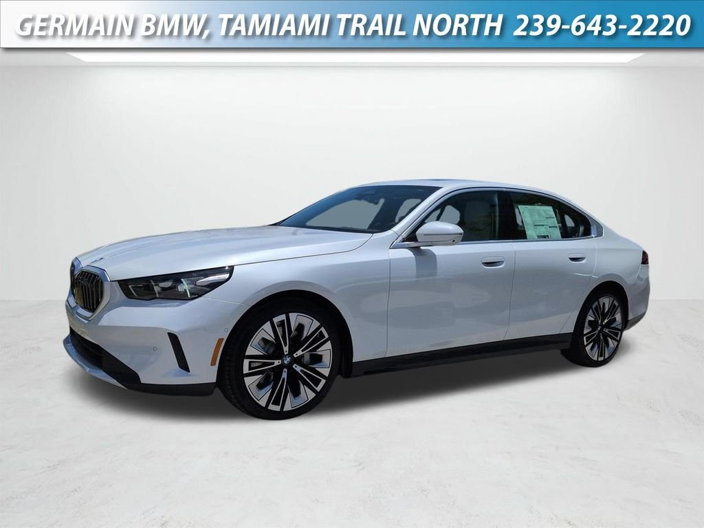 New 2027 White Metallic BMW 530i image 1