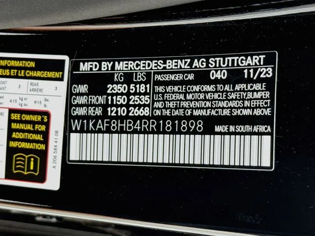 Used 2024 Black Mercedes-Benz C 43 AMG® image 32