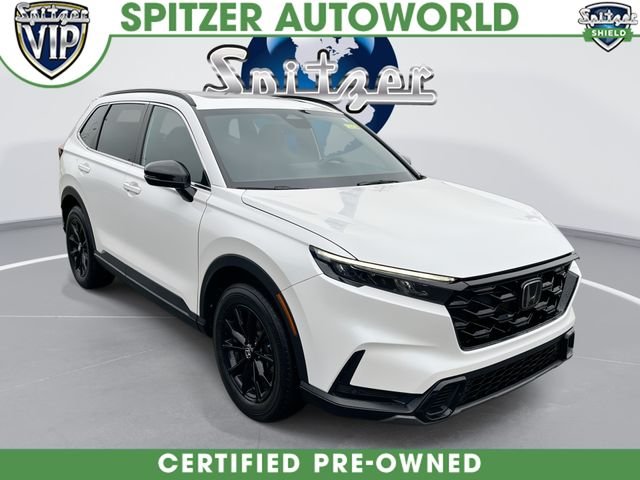White 2024 Honda CR-V Hybrid Sport-L AWD SUV / Crossover All-Wheel Drive Continuously Variable Transmission
