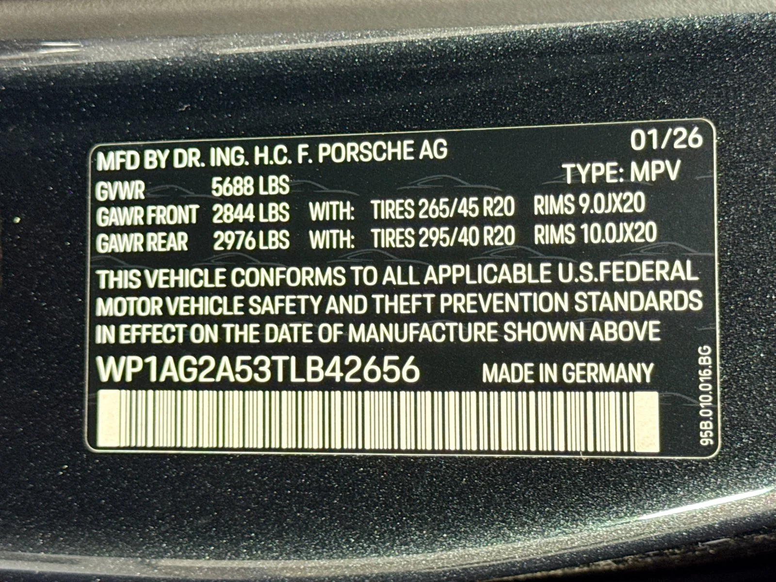 New 2026 Volcano Grey Metallic Porsche S image 26