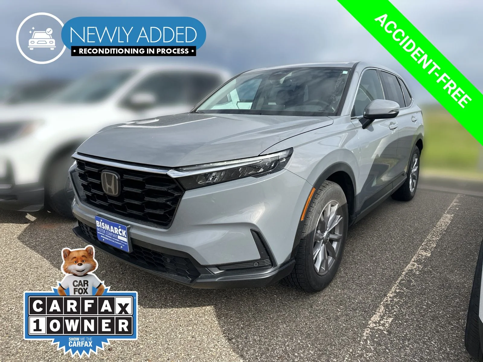Certified Used 2024 Gray Honda EX-L image 1