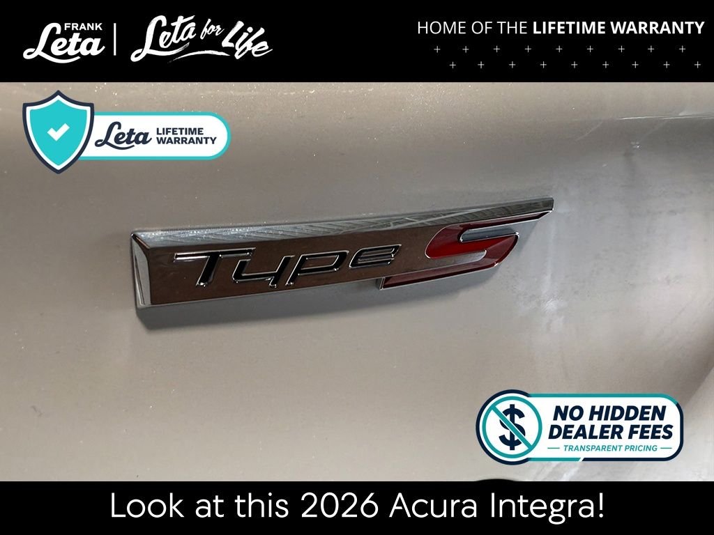 New 2026 Platinum White Pearl Acura Type S image 14
