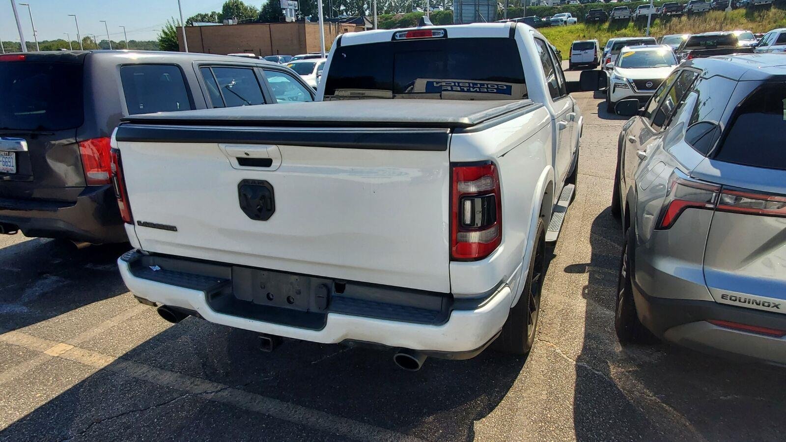 Used 2020 Bright White Clearcoat Ram Laramie image 9