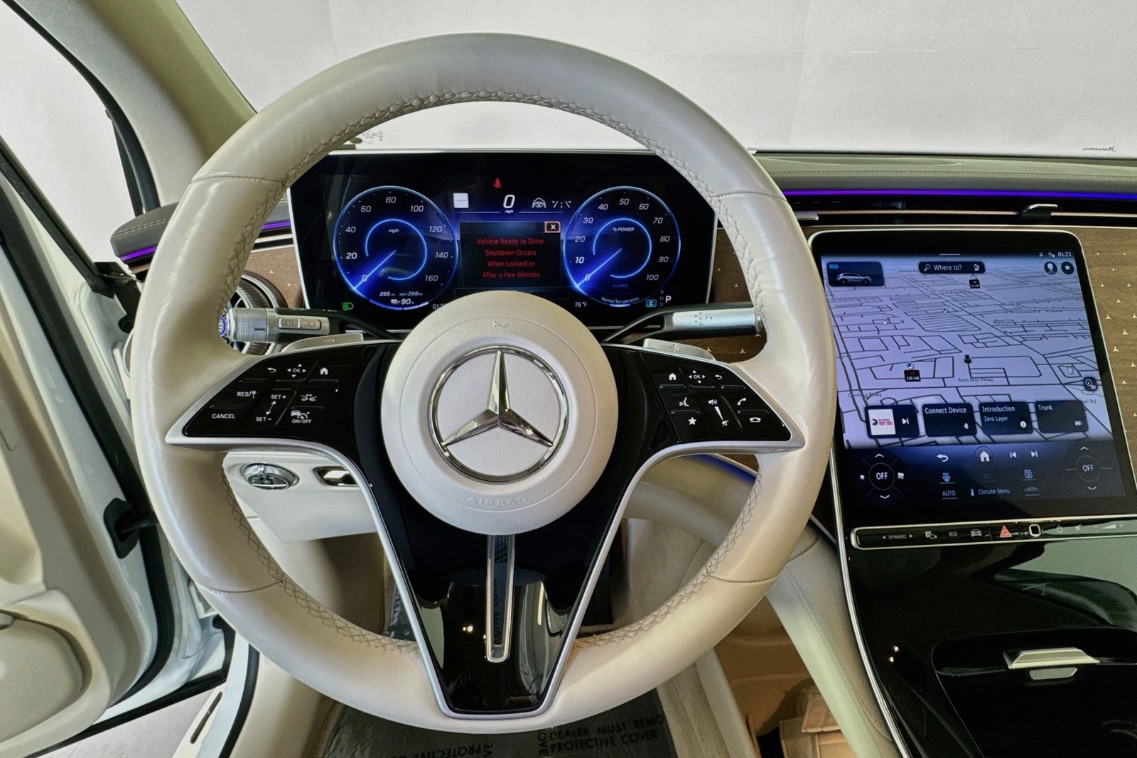 Used 2023 Polar White Mercedes-Benz EQS 450+ image 13