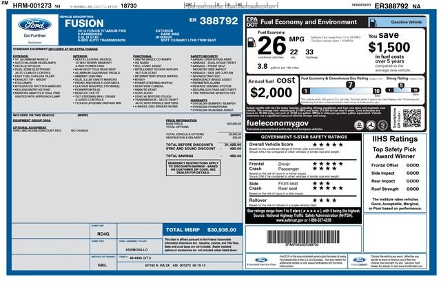 Used 2014 Black Ford Titanium image 1