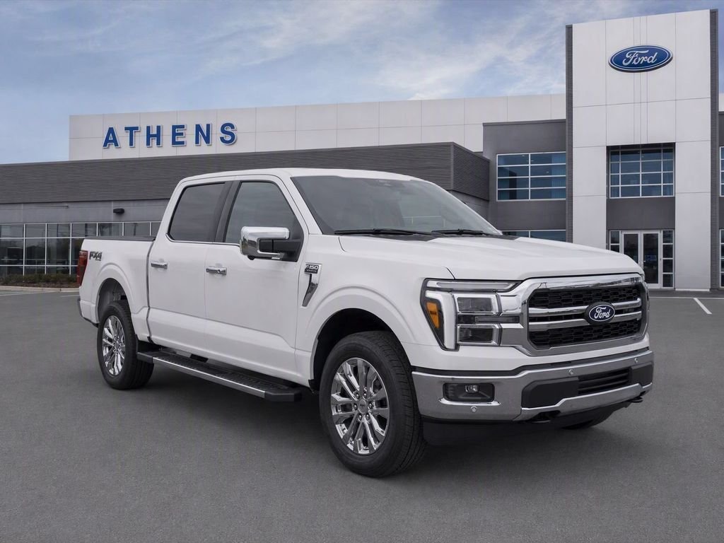 New 2026 Star White Metallic Tri-Coat Ford Lariat® image 1