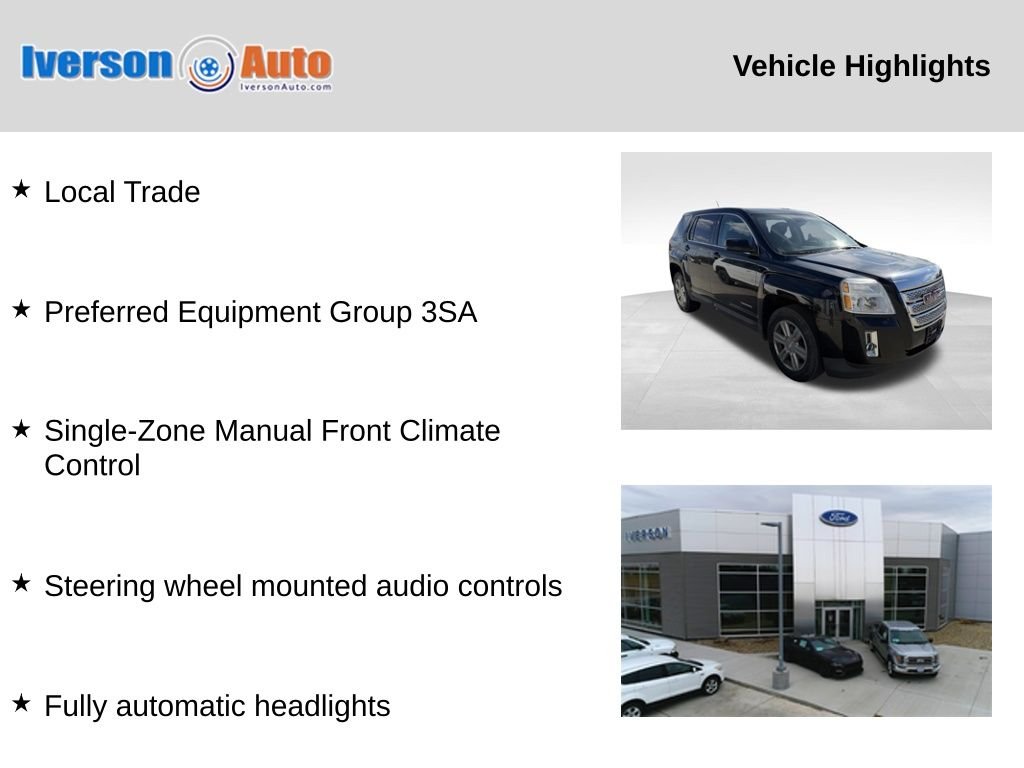 Used 2015 GMC Terrain SLE-1 with VIN 2GKALMEK8F6293700 for sale in Huron, SD