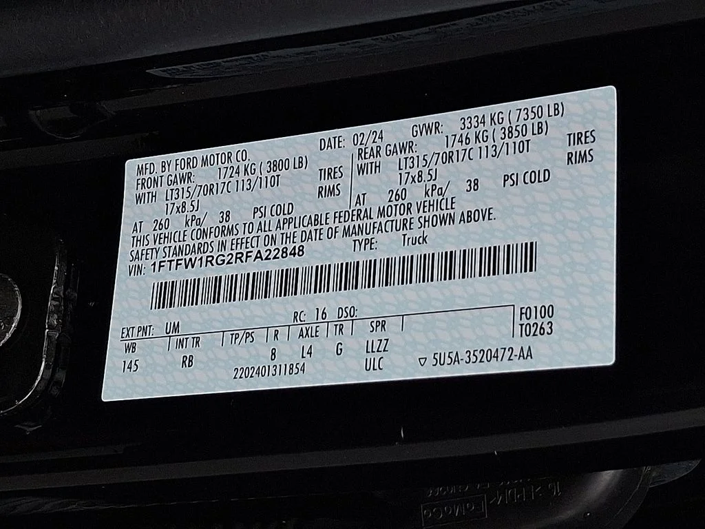 Used 2024 Black Metallic Ford Raptor image 25