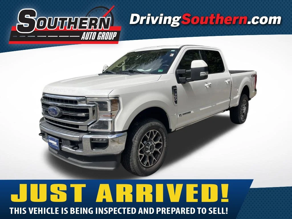 Certified Used 2020 White Ford Lariat image 1