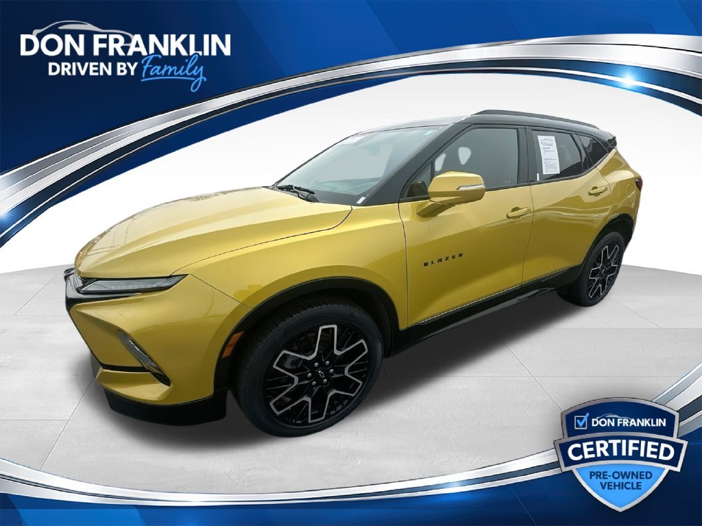 Used 2023 Yellow Chevrolet RS image 1