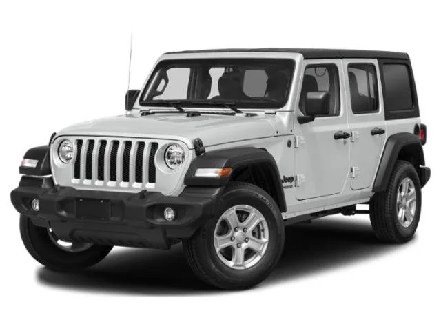 Used 2022 Bright White Clearcoat Jeep Unlimited Willys image 1