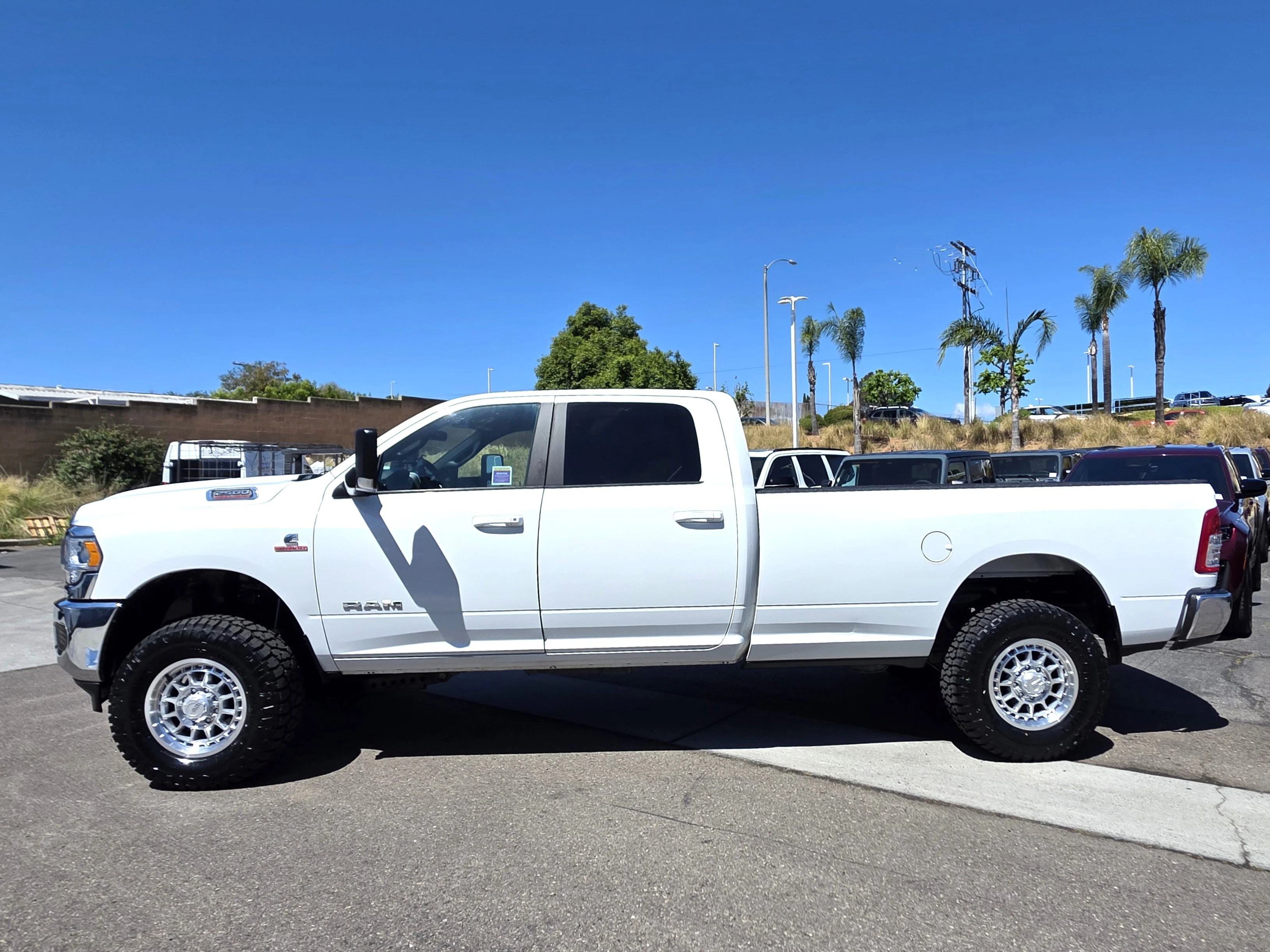 Used 2021 Bright White Clearcoat Ram Big Horn image 2