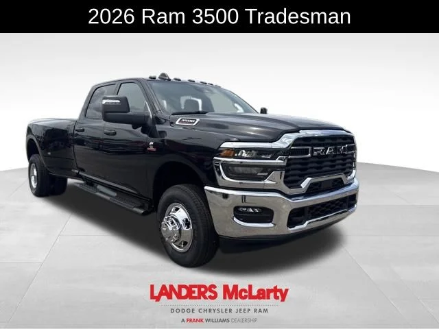 New 2026 Diamond Black Crystal Pearl-Coat Exterior Paint RAM Tradesman image 2