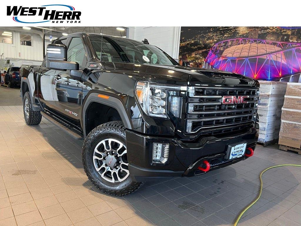 Used 2022 Ebony Twilight Metallic GMC AT4 image 1