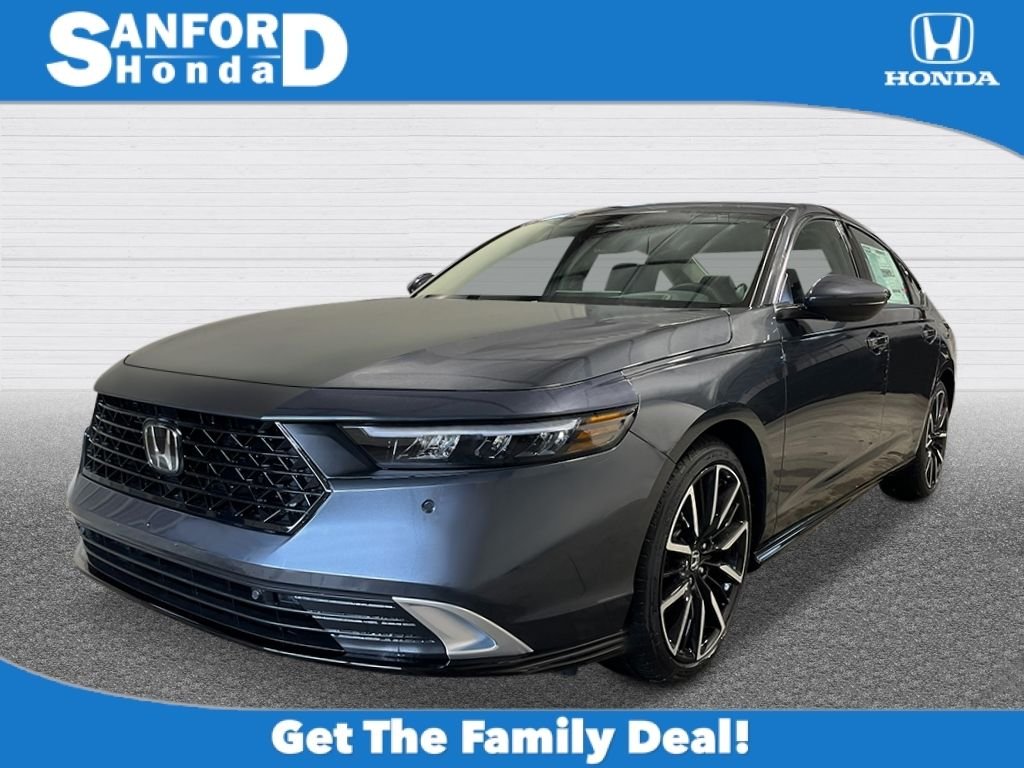 New 2026 Meteorite Gray Metallic Honda Touring Hybrid image 1