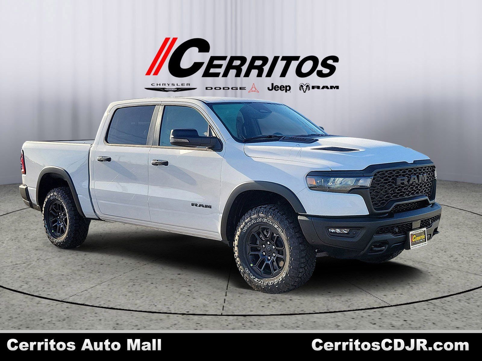 New 2026 Bright White Clear-Coat Exterior Paint RAM Rebel image 1