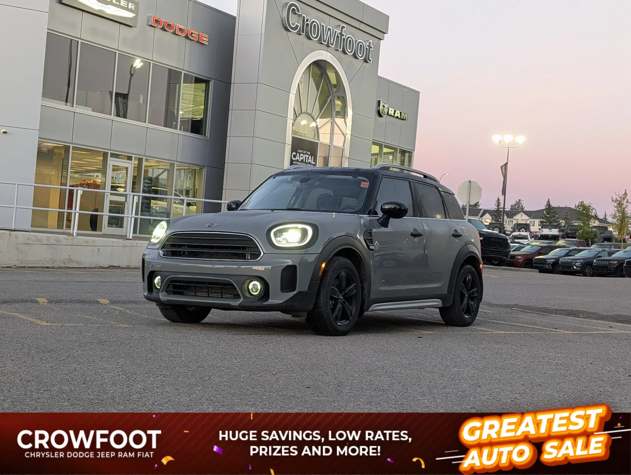 Used 2021 Grey MINI Cooper AWD - All 4 - LED Headlights - 8.8 Tou - Cooper ALL4 image 1