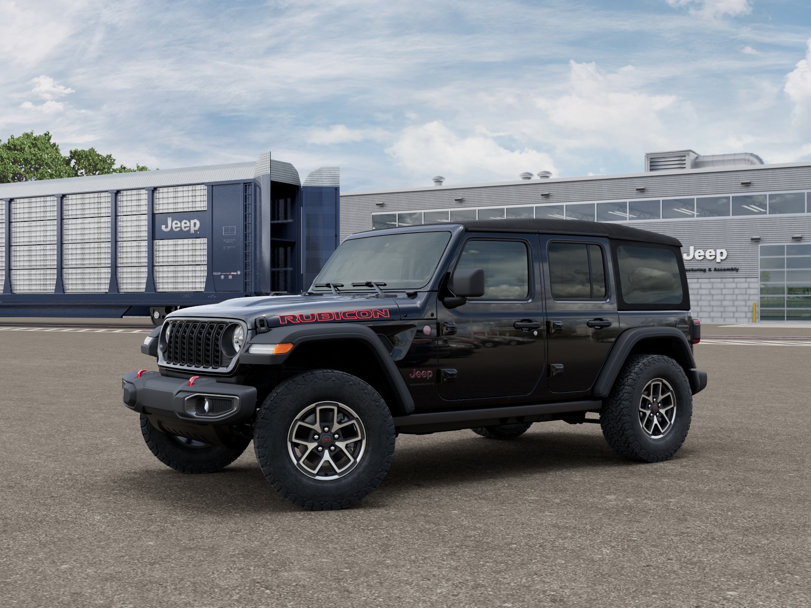 New 2027 Black Clearcoat Jeep Rubicon image 1