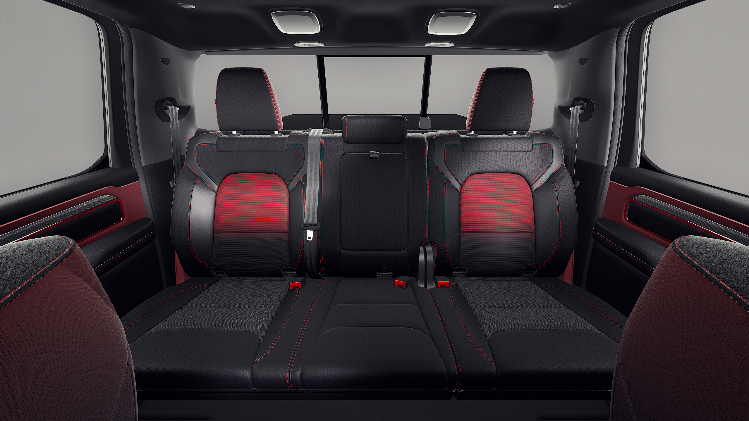 New 2027 Molten Red Pearl-Coat Exterior Paint RAM REBEL image 3