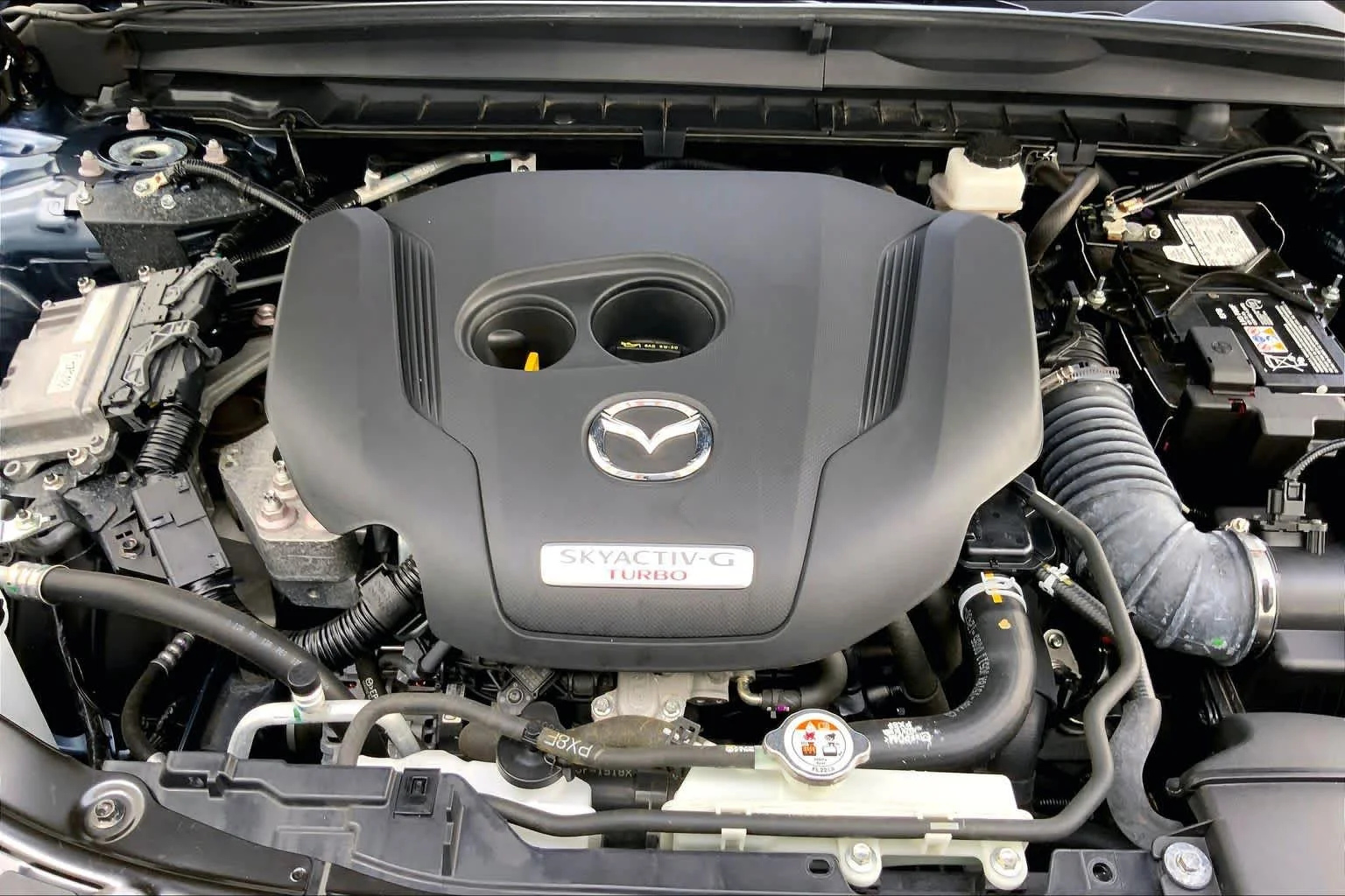 Used 2025 Ingot Blue Metallic Mazda 2.5 Turbo Premium Package image 31