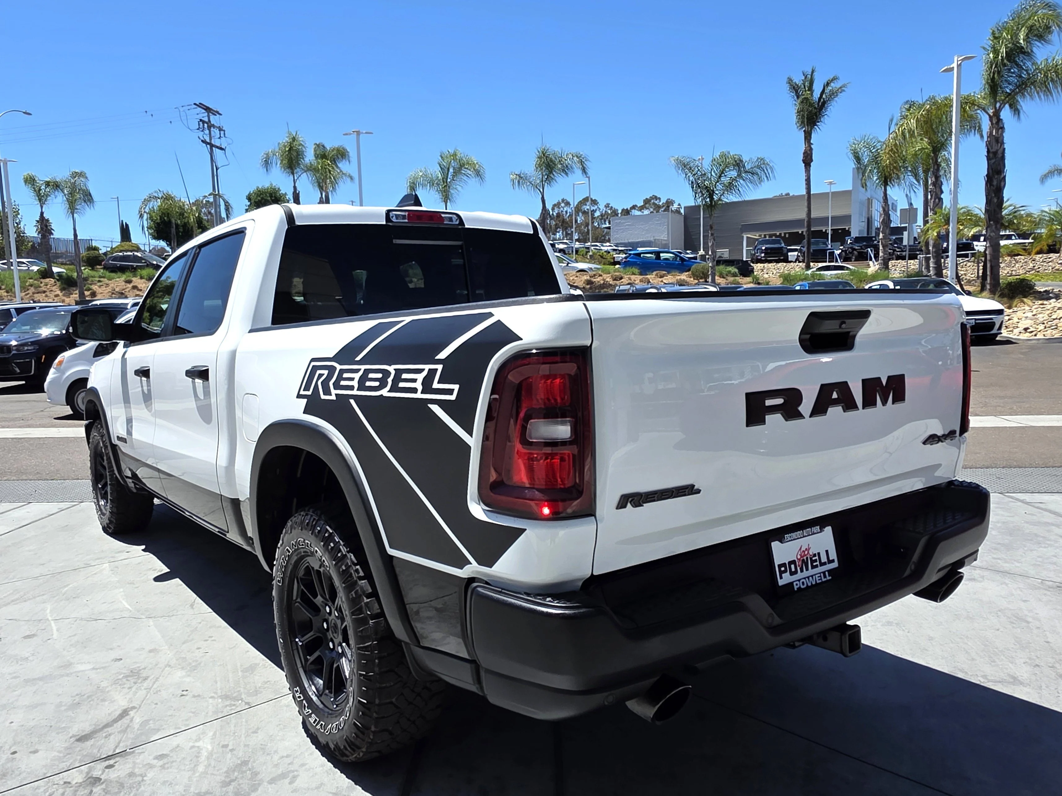 Certified Used 2025 Bright White Clearcoat Ram Rebel image 3