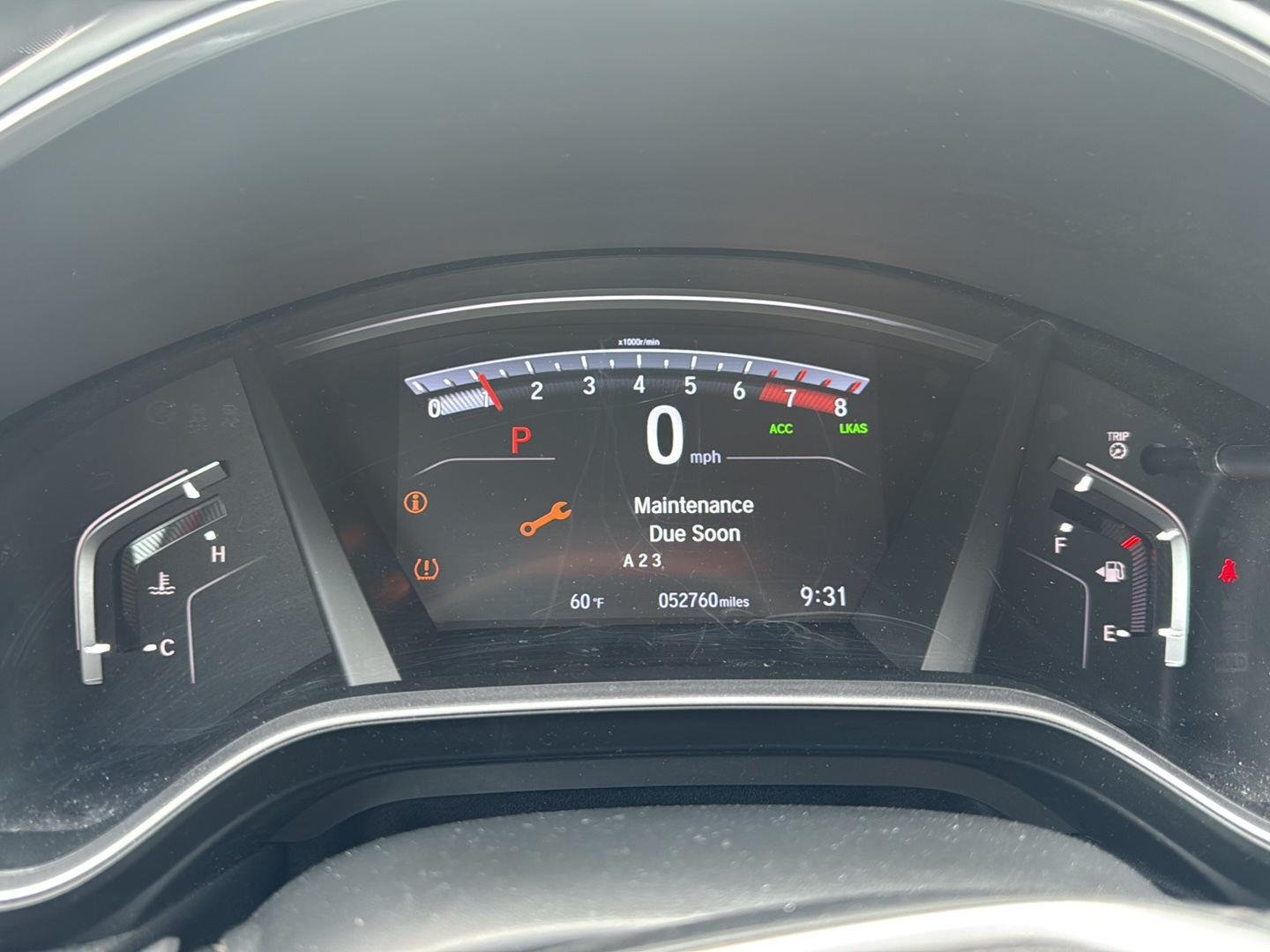 Used 2019 Basque Red Pearl II Honda EX-L image 9