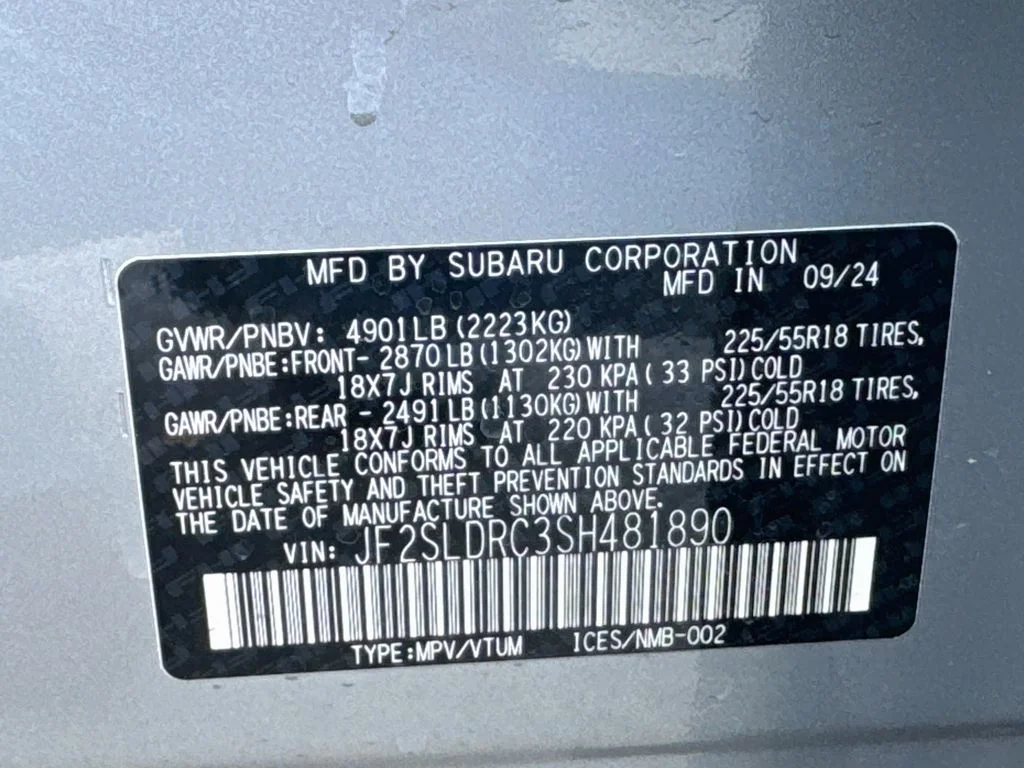 Used 2025 Silver Subaru Limited image 44
