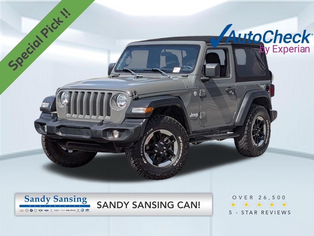 Used 2020 Gray Jeep Sport S image 1