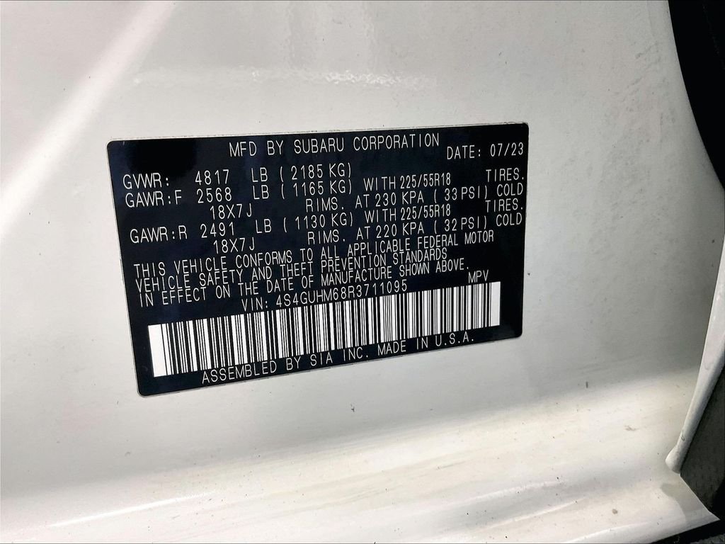 Used 2024 White Subaru Limited image 37