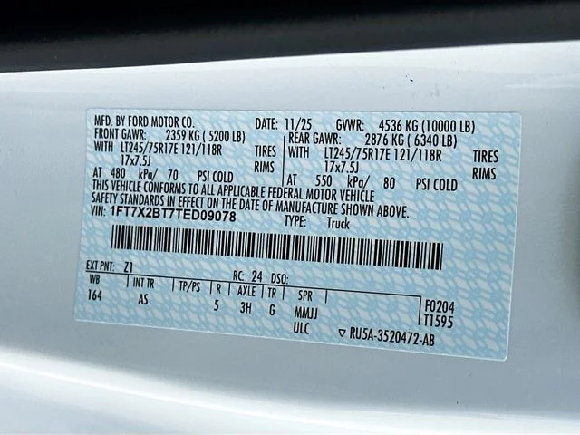 New 2026 Oxford White Ford XL image 19