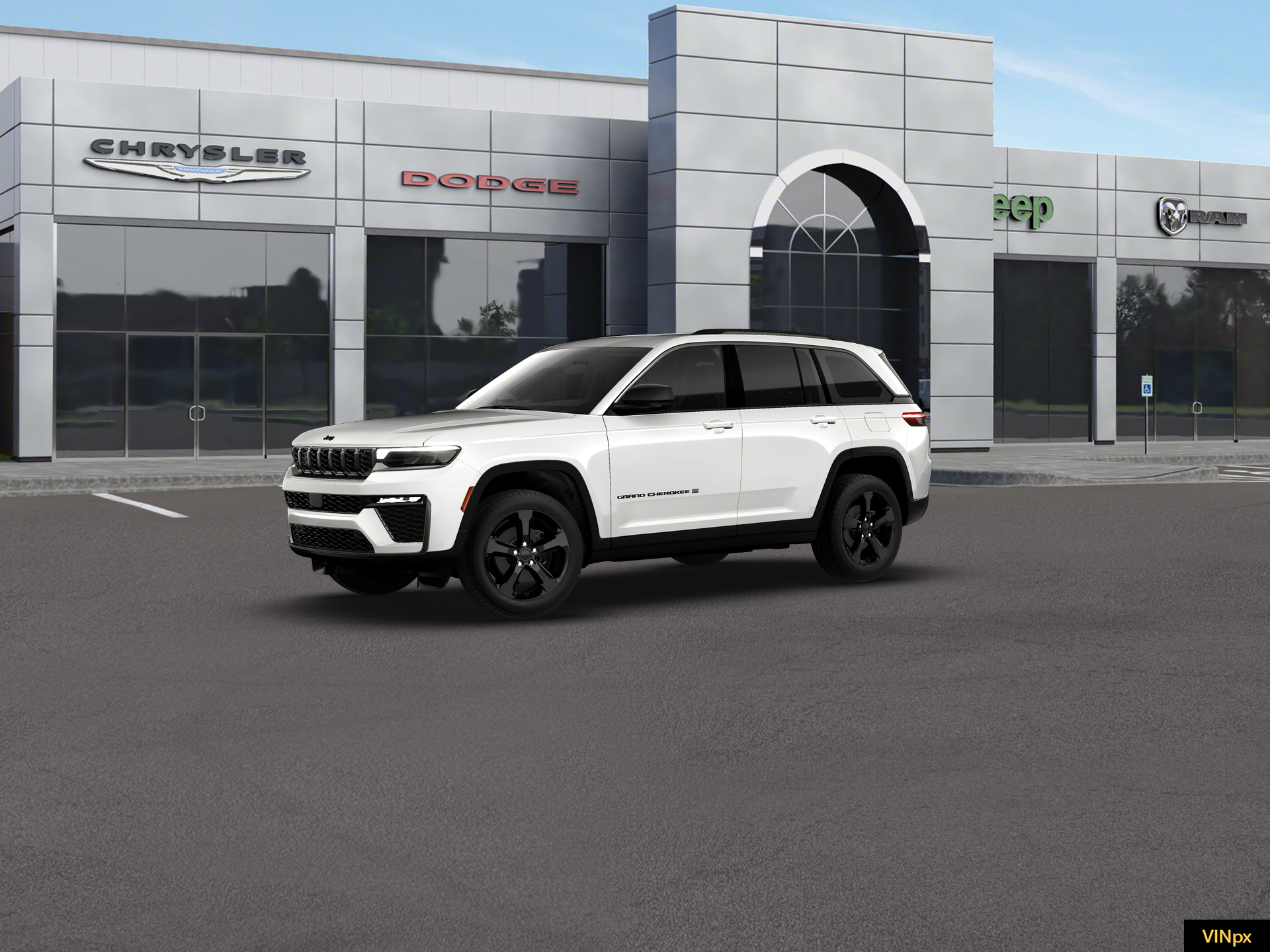 New 2026 Bright White Clear-Coat Exterior Paint Jeep Limited image 28