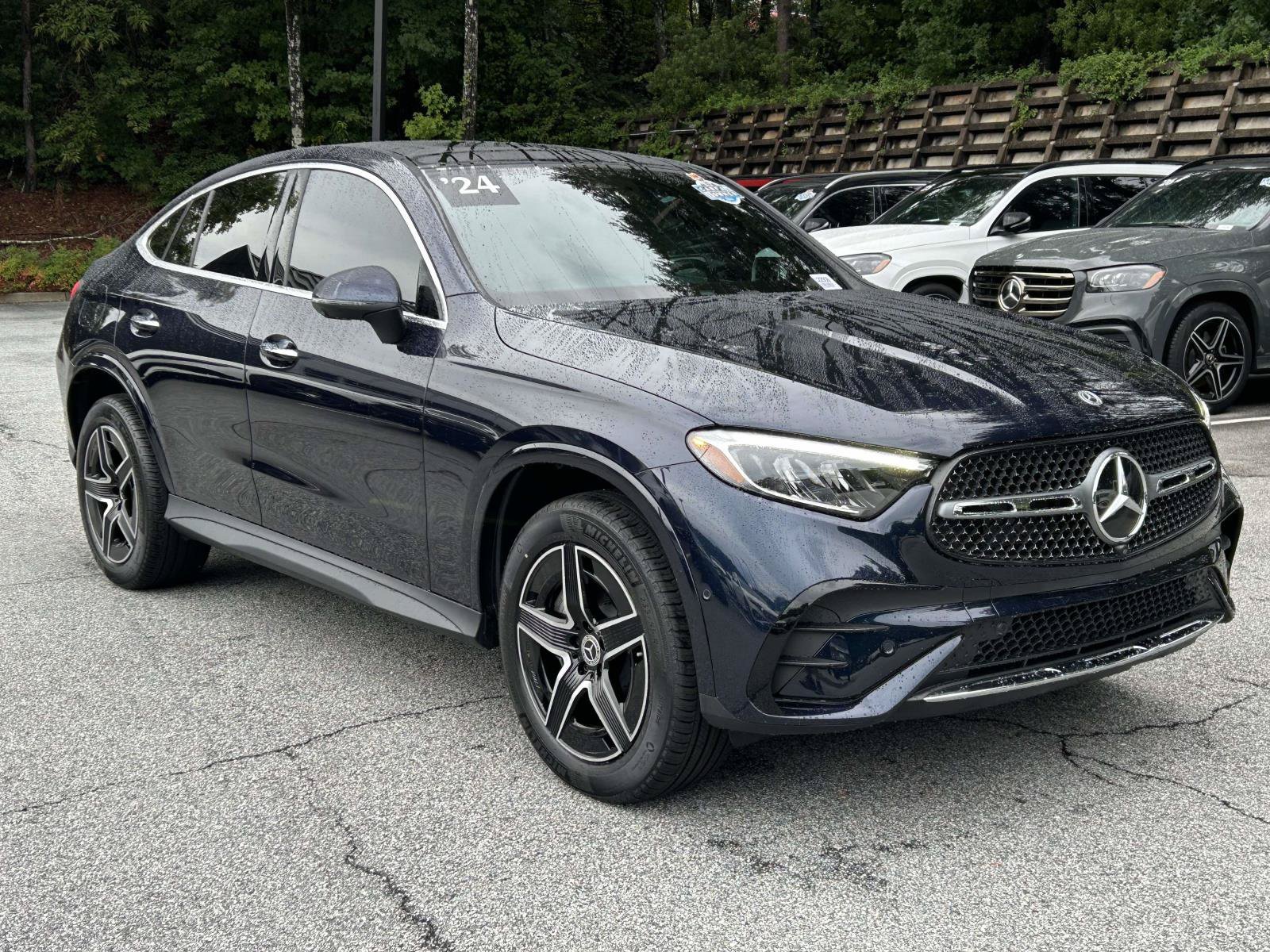 Used 2024 Nautical Blue Metallic Mercedes-Benz GLC 300 4MATIC® Coupe image 4