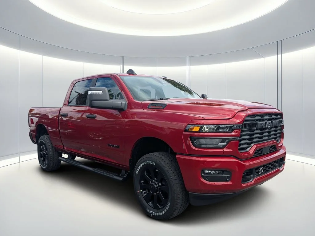 New 2026 Molten Red Pearl-Coat Exterior Paint RAM Big Horn image 1