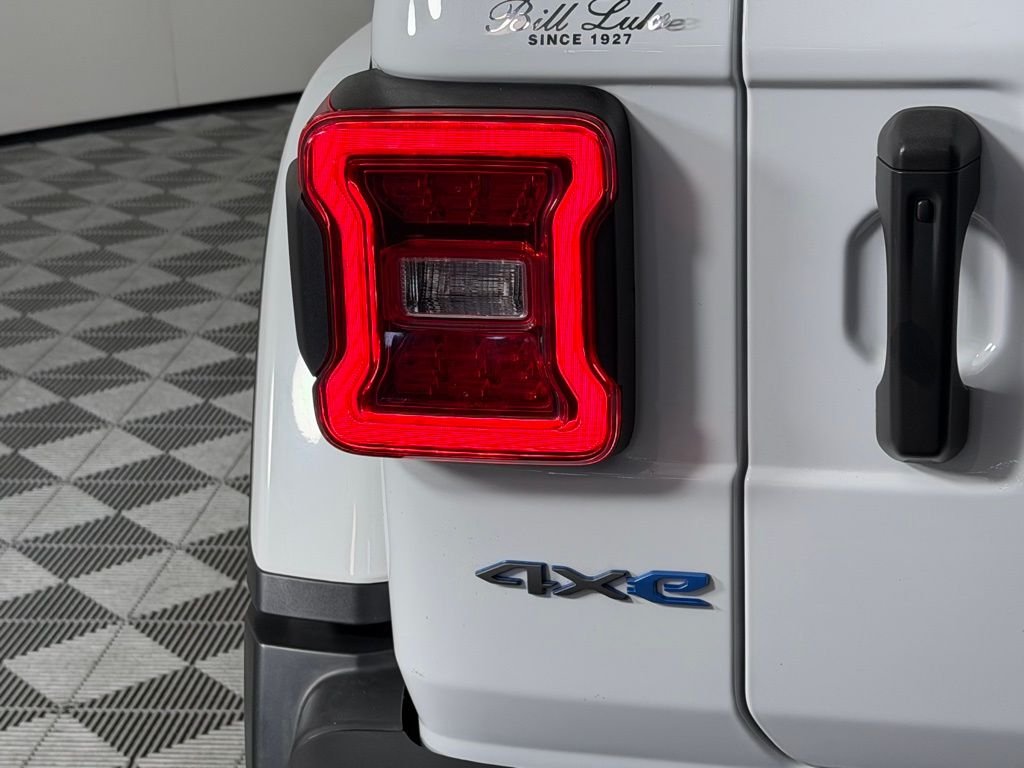 Used 2023 Bright White Clearcoat Jeep Rubicon 4xe image 11