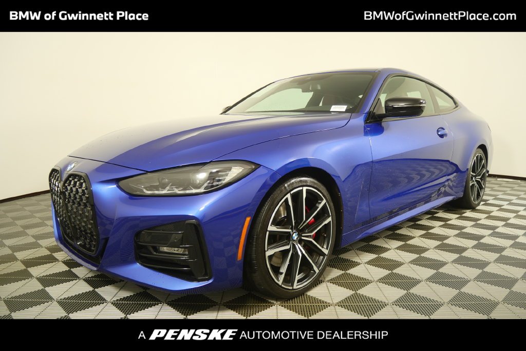 Used 2023 Portimao Blue Metallic BMW 430i image 1