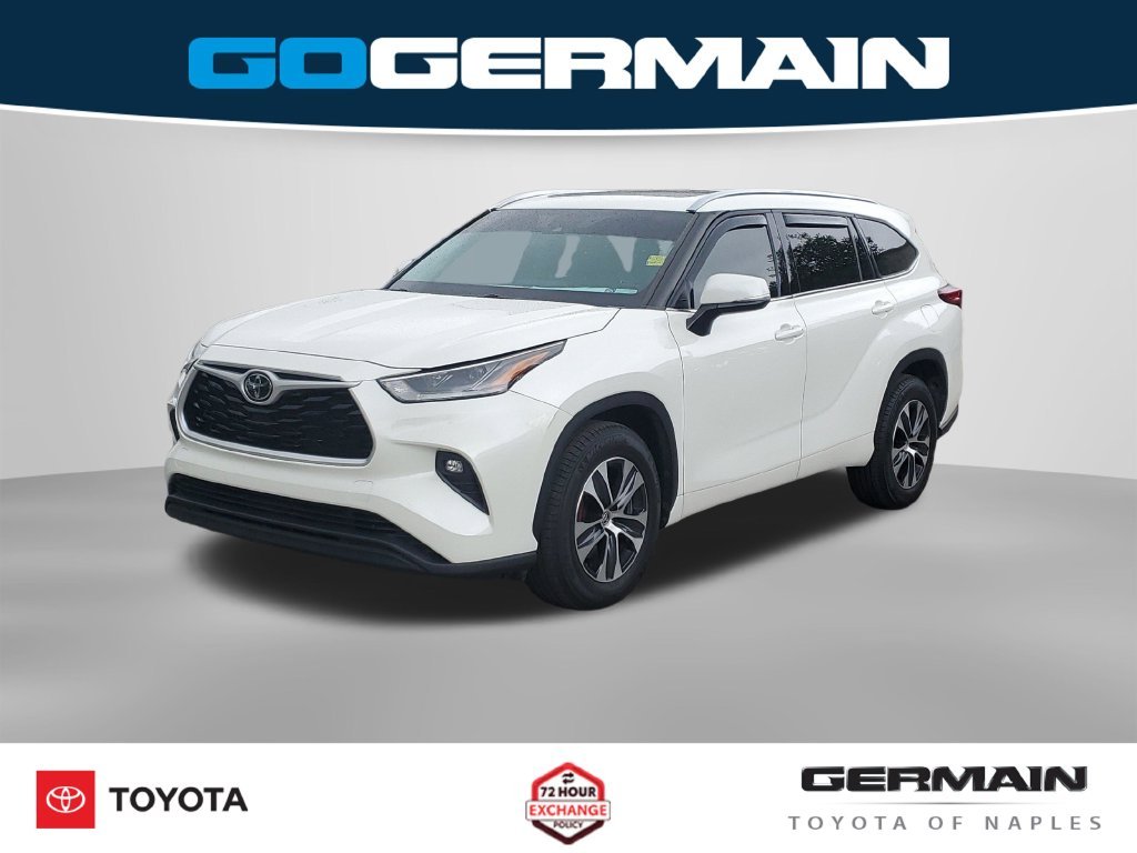 Used 2021 White Toyota XLE image 1