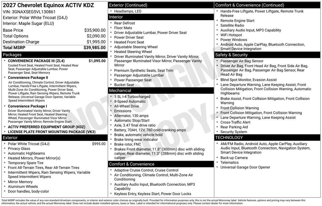 2027 Chevrolet Equinox ACTIV - Photo 27
