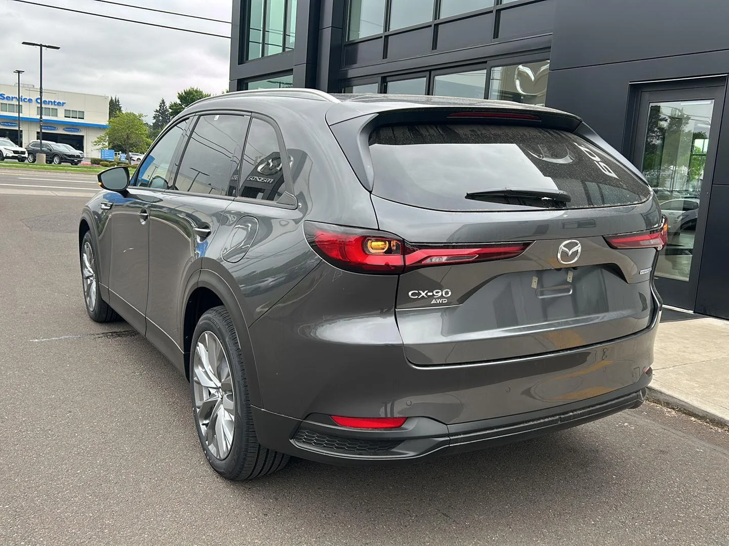 New 2026 Machine Gray Metallic Mazda Preferred AWD image 3