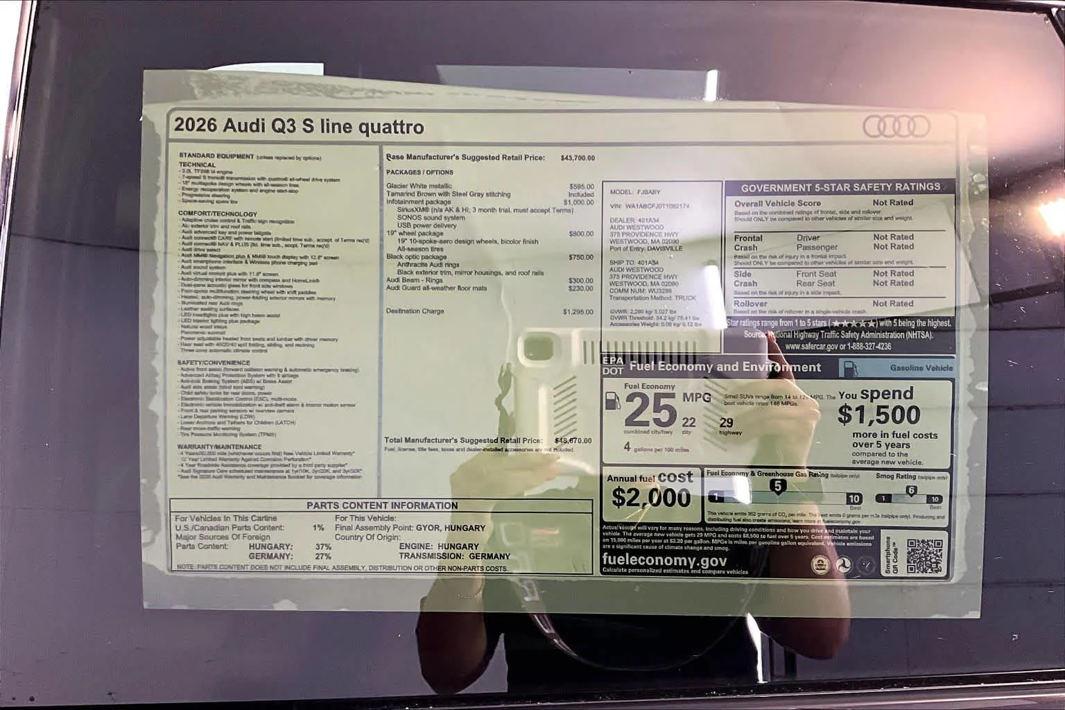 New 2026 Glacier White m Audi S line image 19