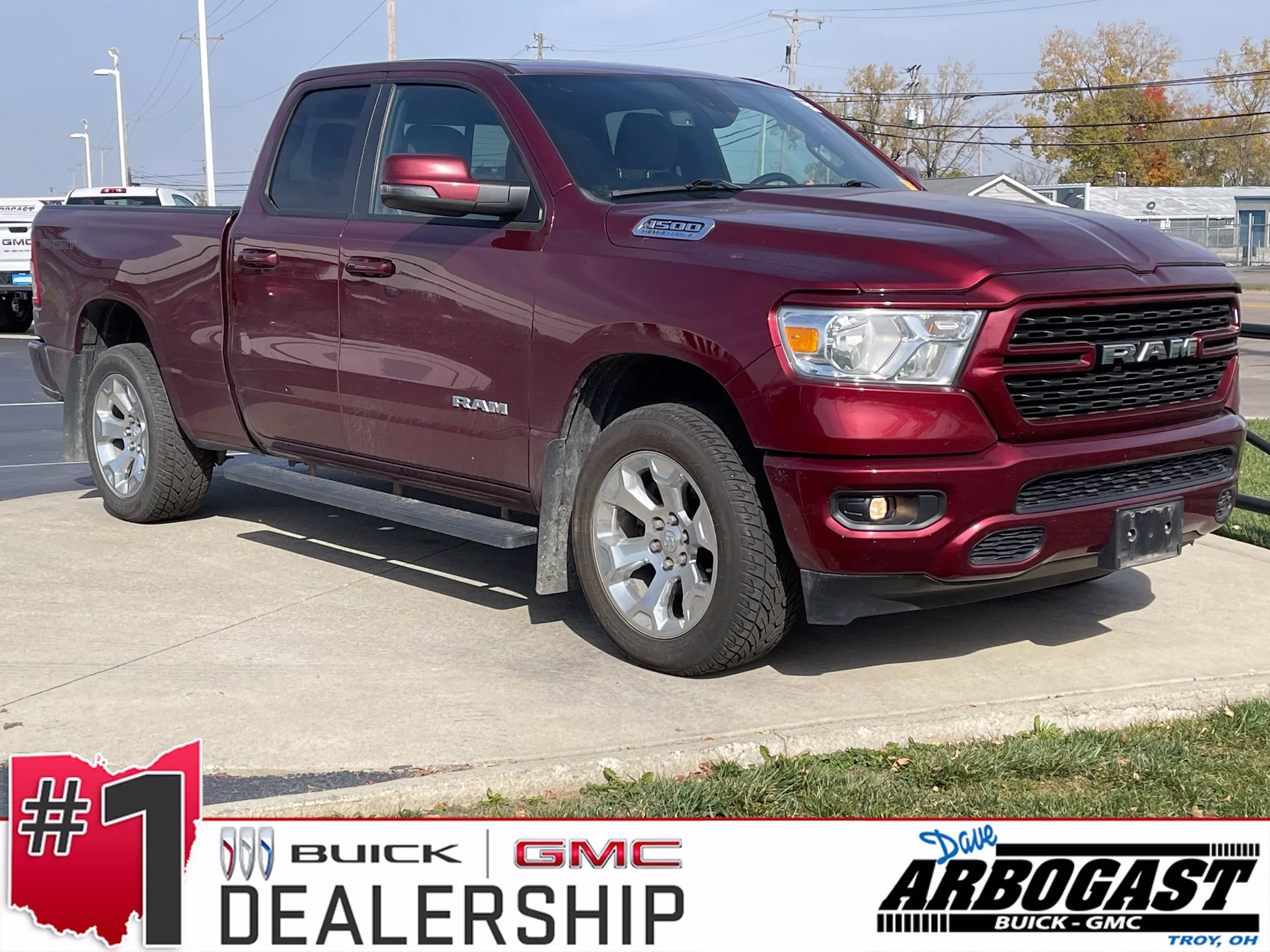 Used 2023 Delmonico Red Pearlcoat Ram Big Horn/Lone Star image 1