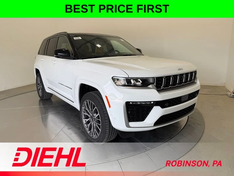 New 2026 Bright White Clear-Coat Exterior Paint Jeep Summit image 1