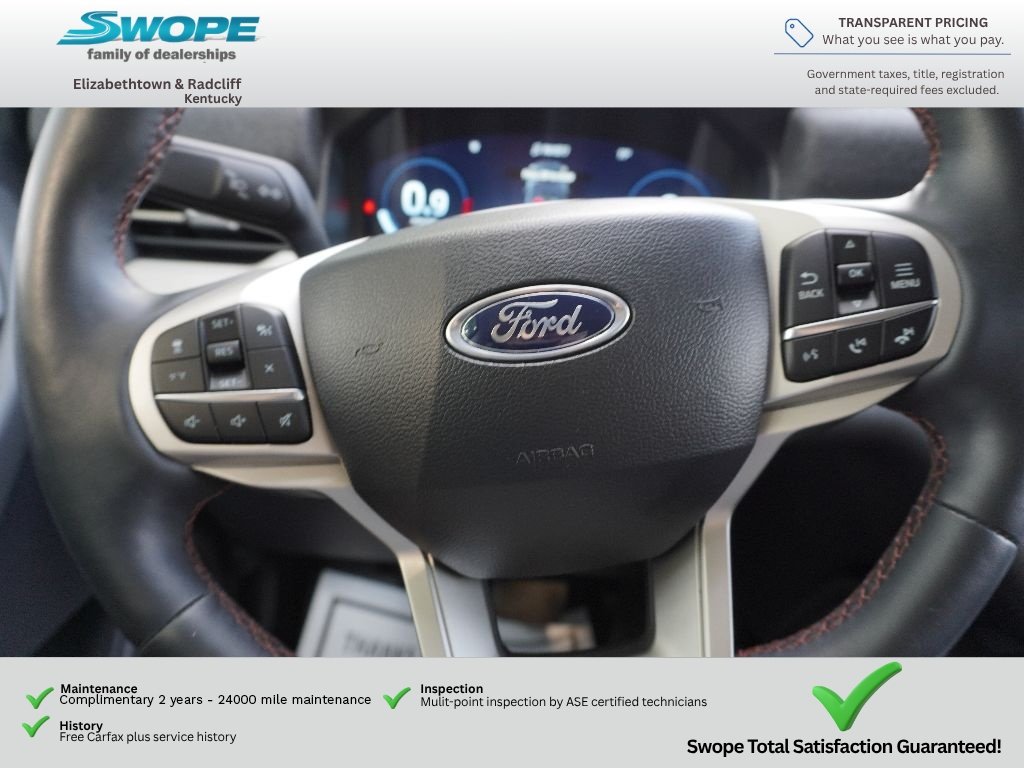 Used 2025 Vapor Blue Metallic Ford Active image 16