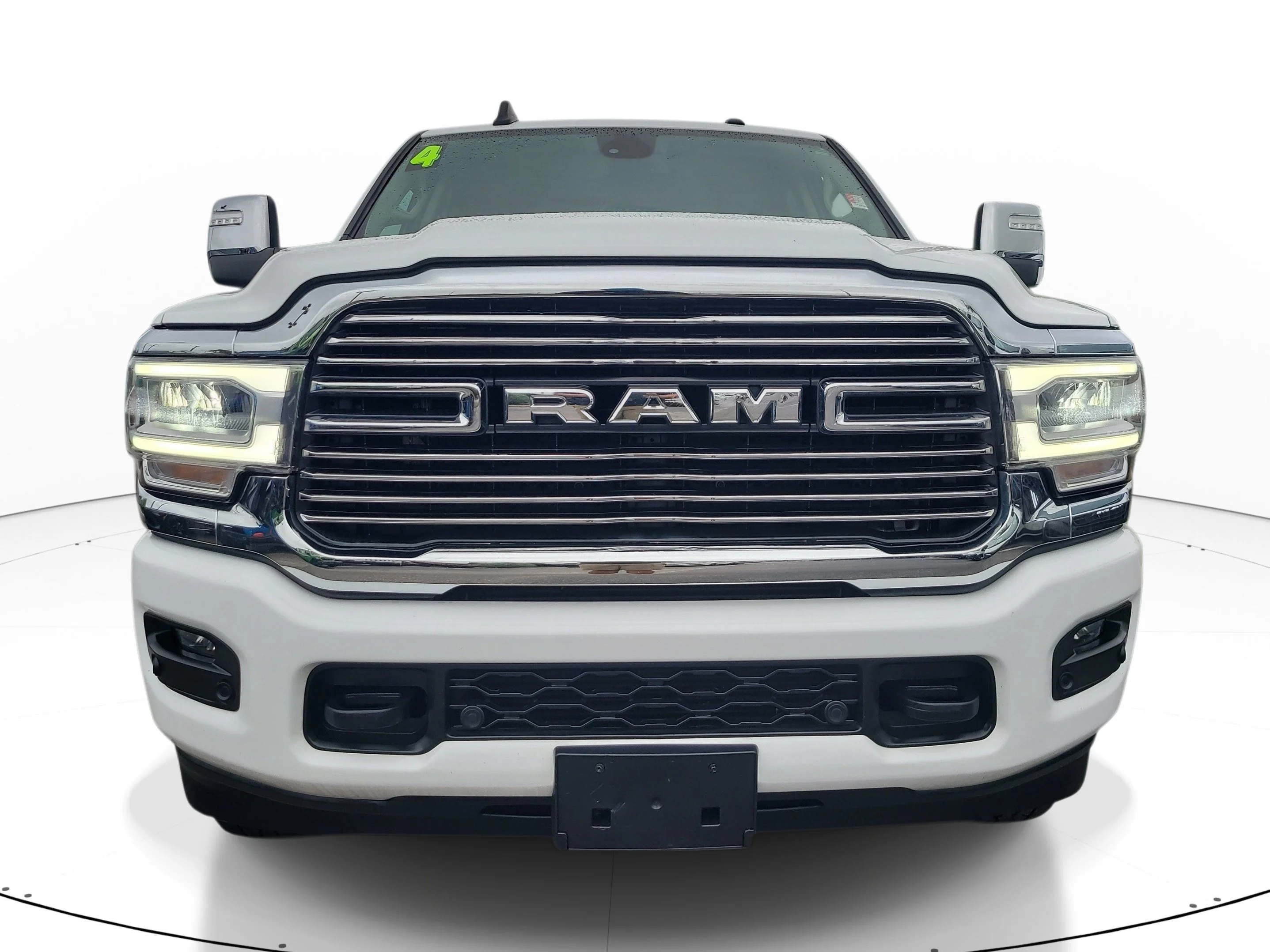 Used 2024 Bright White Clearcoat Ram Laramie image 2