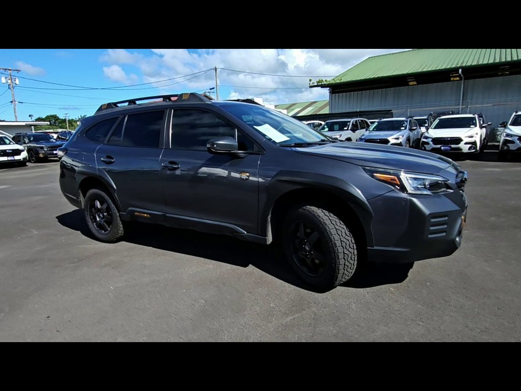 Used 2023 Magnetite Gray Metallic Subaru Wilderness image 2