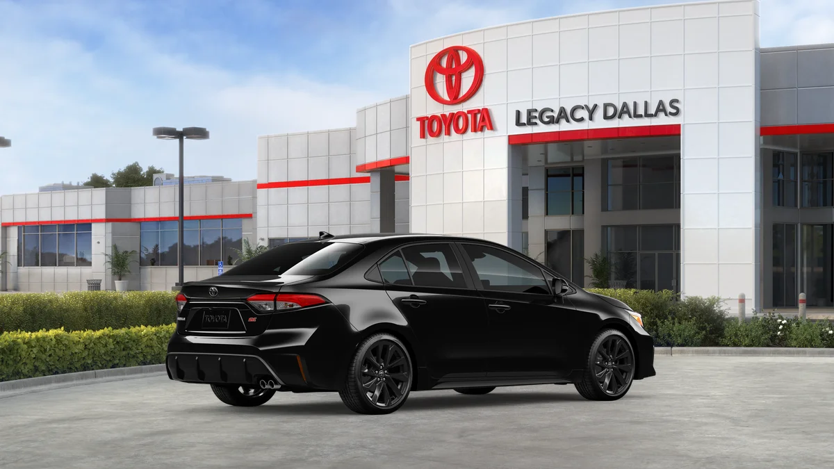 New 2026 Midnight Black Metallic Toyota SE image 11